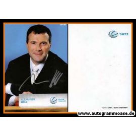 Autogramm TV | SAT1 | Alexander HOLD | 2000er (Portrait Color) Werner