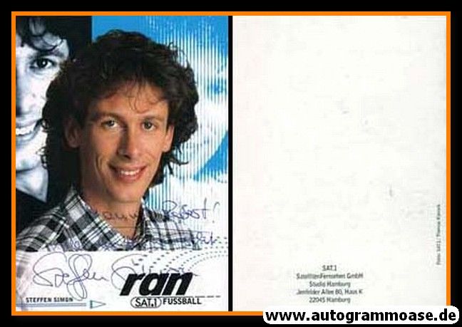 Autogramm TV | SAT1 | Steffen SIMON | 1990er "Ran"
