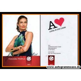 Autogramm TV | SAT1 | Franziska MATTHUS | 2000er "Anna Und Die Liebe"