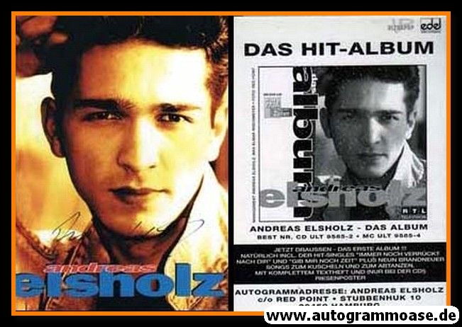 Autogramm Pop | Andreas ELSHOLZ | 1993 "Das Album"