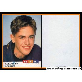 Autogramm TV | RTL | Alexander SCHÄFER | 1990er (Portrait Color) 