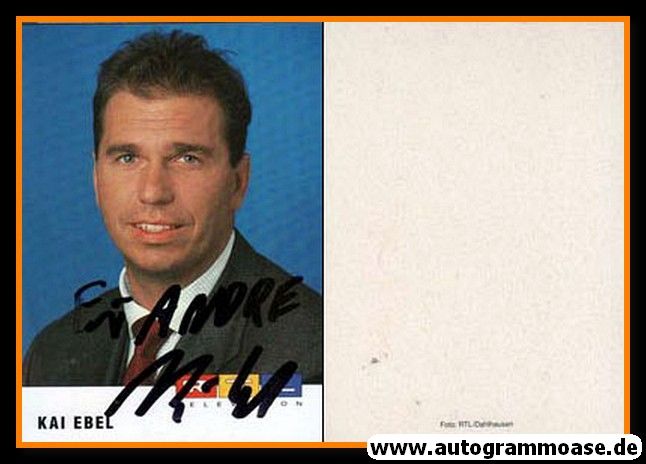 Autogramm TV | RTL | Kai EBEL | 1990er (Portrait Color) 2