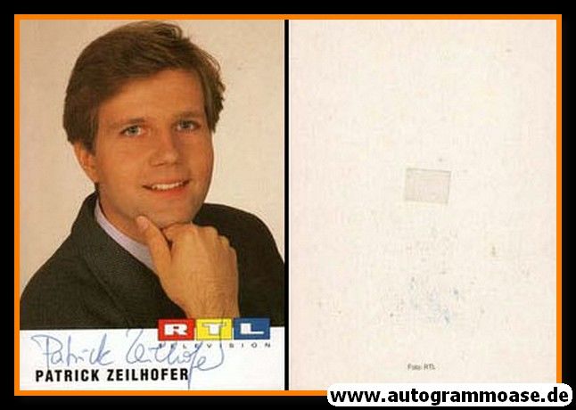 Autogramm TV | RTL | Patrick ZEILHOFER | 1990er (Portrait Color)