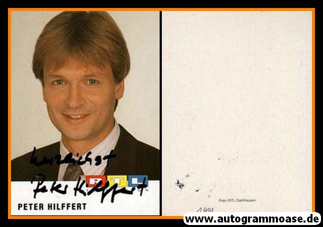 Autogramm TV | RTL | Peter HILFFERT | 1990er (Portrait Color)