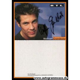 Autogramm TV | RTL | Wolfram GRANDEZKA | 1990er (Portrait Color)