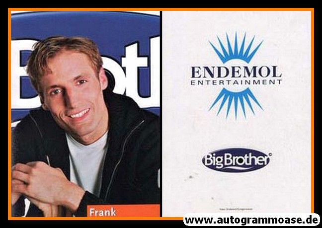 Autogramm TV | RTL | FRANK | 2000 "Big Brother" (Portrait Color)