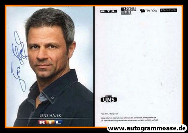 Autogramm TV | RTL | Jens HAJEK | 2010er "Unter Uns"