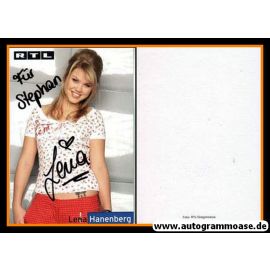 Autogramm Pop / TV | RTL | Lena HANENBERG | 2000er (Portrait Color) DSDS