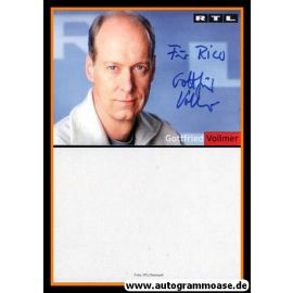 Autogramm TV | RTL | Gottfried VOLLMER | 1990er (Portrait Color) Stempell