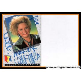 Autogramm TV | RTL | Hella VON SINNEN | 1980er (Portrait Color) 2