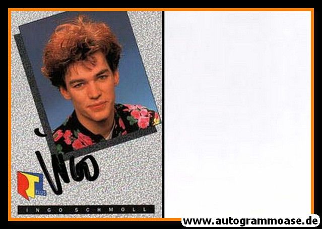 Autogramm TV | RTL | Ingo SCHMOLL | 1980er (Portrait Color) 3