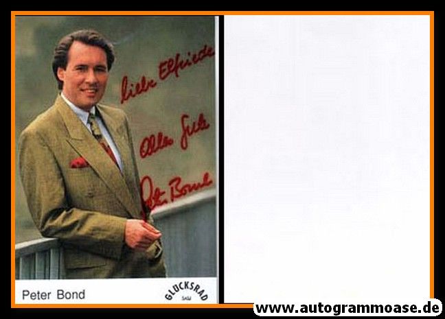 Autogramm TV | SAT1 | Peter BOND | 1980er "Glücksrad"