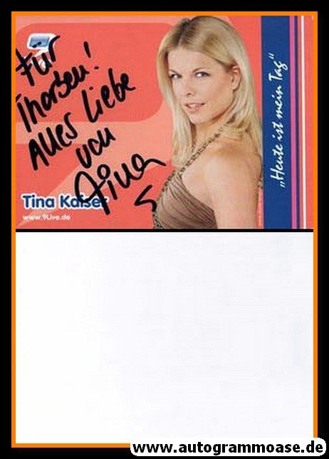 Autogramm TV | 9Live | Tina KAISER | 2010er (Portrait Color) 1