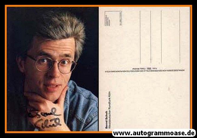 Autogramm TV | WDR | Bernd SCHUH | 1980er (Portrait Color) 