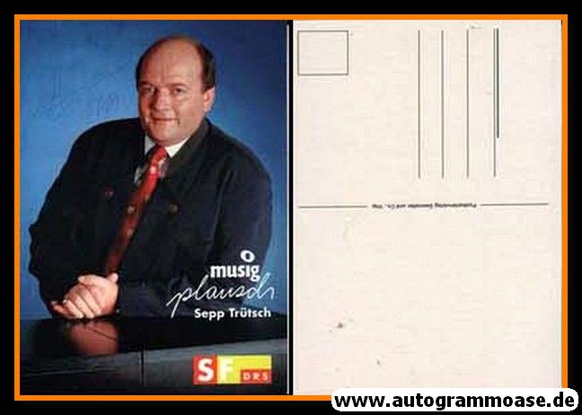 Autogramm TV | SF DRS | Sepp TRÜTSCH | 2000er "Musig-Plausch" (Portrait Color)