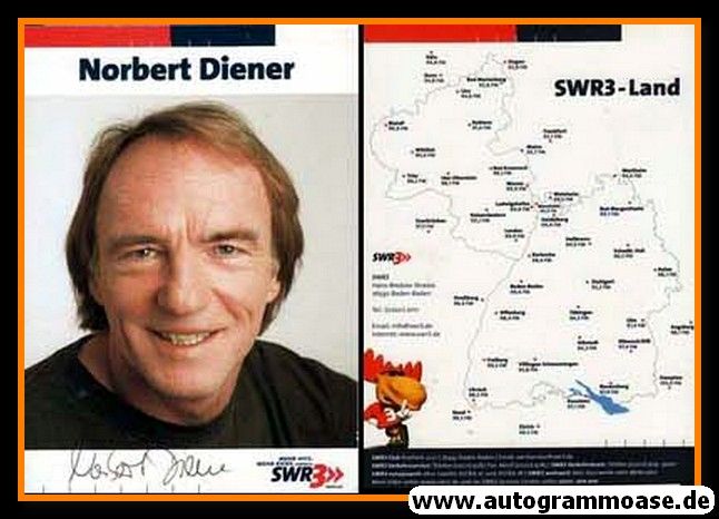Autogramm Radio | SWR3 | Norbert DIENER | 2000er (Portrait Color)