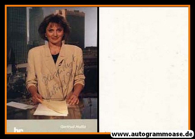 Autogramm TV | HR | Gertrud HUSSLA | 1980er (Portrait Color)