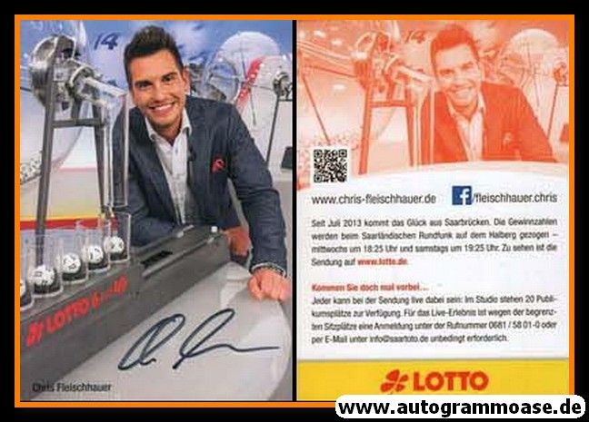 Autogramm TV | ARD | Chris FLEISCHHAUER | 2010er "Lotto"