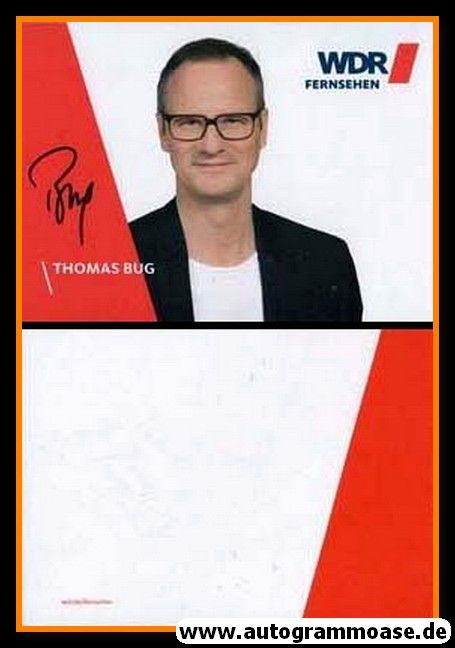 Autogramm TV | WDR | Thomas BUG | 2010er (Portrait Color) 
