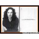 Autogramm TV | WDR | Manuela REICHART | 1980er (Portrait SW)