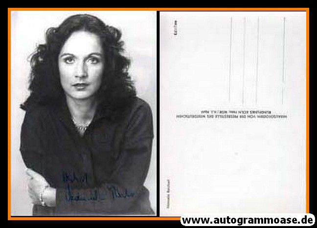 Autogramm TV | WDR | Manuela REICHART | 1980er (Portrait SW)