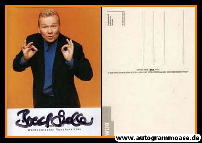 Autogramm TV | WDR | Bernd STELTER | 1980er (Portrait Color)