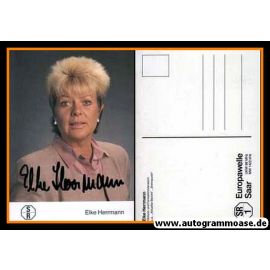 Autogramm Radio | SR1 Europawelle | Elke HERRMANN | 1980er (Portrait Color)