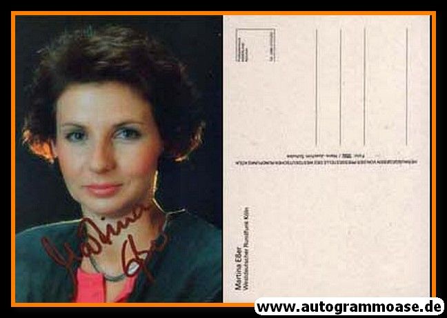 Autogramm TV | WDR | Martina ESSER | 1990er (Portrait Color)