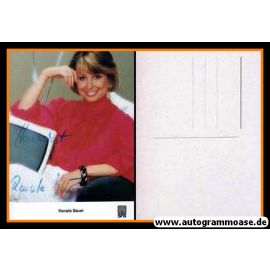 Autogramm TV | SFB | Renate BAUER | 1980er (Portrait Color)