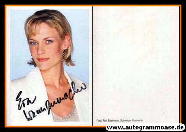 Autogramm TV | SF | Eva WANNENMACHER | 2000er (Portrait Color)