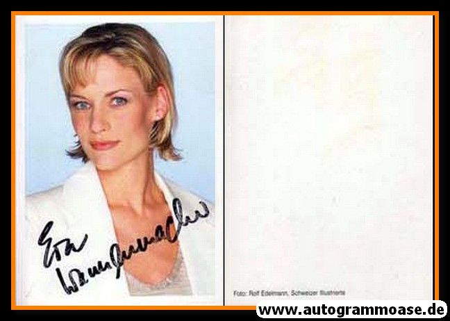 Autogramm TV | SF | Eva WANNENMACHER | 2000er (Portrait Color)