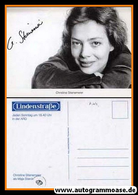 Autogramm TV | ARD | Christine STIENEMEIER | 2000er "Lindenstrasse" (Kost)