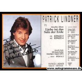 Autogramm Volksmusik | Patrick LINDNER | 1994 "Liebe Ist Das Salz Der Erde" (Portrait Color Luna)