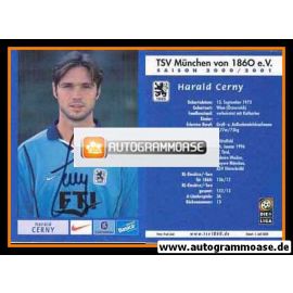 Autogramm Fussball | TSV 1860 München | 2000 | Harald CERNY