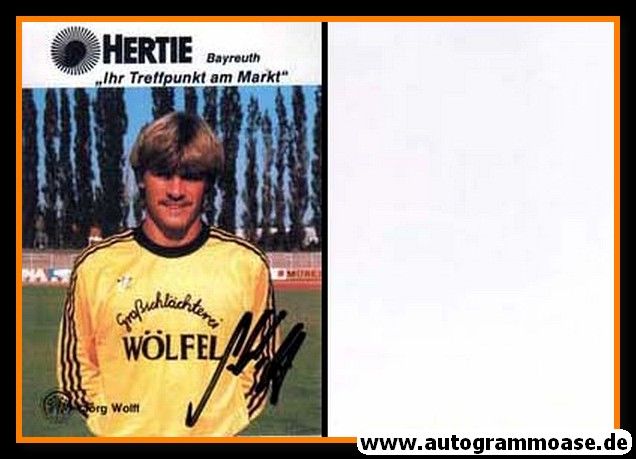 Autogramm Fussball | SpVgg Bayreuth | 1989 | Jörg WOLFF
