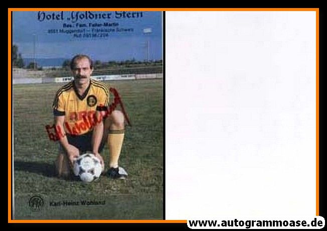 Autogramm Fussball | SpVgg Bayreuth | 1985 | Karl-Heinz WOHLAND