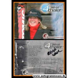 Autogramm Ski Alpin | Astrid VIERTHALER | 2010er (S2 Finanz)