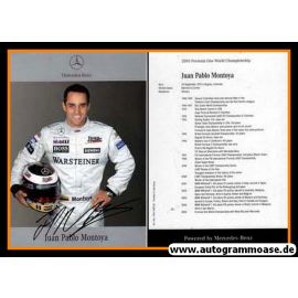 Autogramm Formel 1 | Juan-Pablo MONTOYA | 2005 Druck (Mercedes)