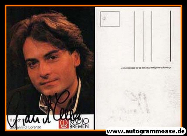 Autogramm Radio | Bremen | Giovanni DI LORENZO | 1990er "3 Nach 9"