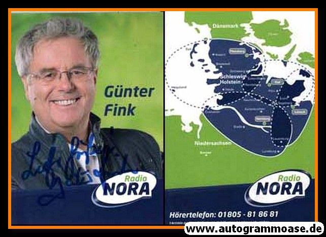 Autogramm Radio | NORA | Günter FINK | 2010er (Portrait Color)