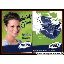 Autogramm Radio | NORA | Janina GREVE | 2010er (Portrait Color)