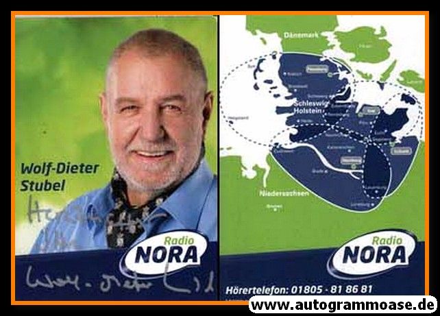 Autogramm Radio | NORA | Wolf-Dieter STUBEL | 2010er (Portrait Color)