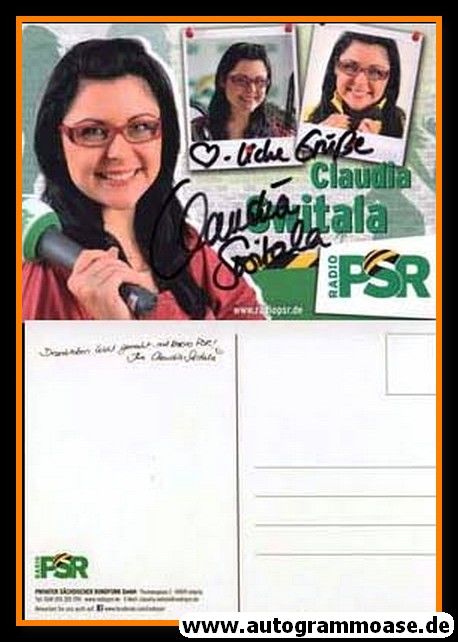 Autogramm Radio | PSR | Claudia SWITALA | 2010er (Portrait Color) 2