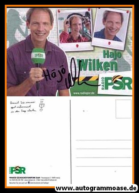 Autogramm Radio | PSR | Hajo WILKEN | 2010er (Portrait Color)