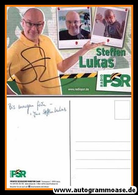 Autogramm Radio | PSR | Steffen LUKAS | 2010er (Portrait Color) 2