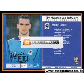 Autogramm Fussball | TSV 1860 München | 2000 | Mate LACIC