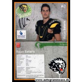 Autogramm Eishockey | Hockey Thurgau | 2014 | Rajan SATARIC