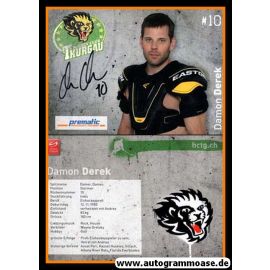 Autogramm Eishockey | Hockey Thurgau | 2014 | Damon DEREK