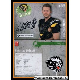 Autogramm Eishockey | Hockey Thurgau | 2014 | Thomas NÜSSLI