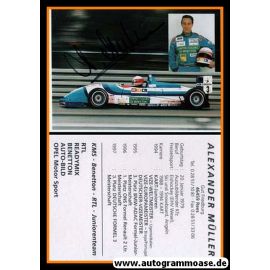Autogramm Tourenwagen | Alexander MÜLLER | 1997 (Collage)